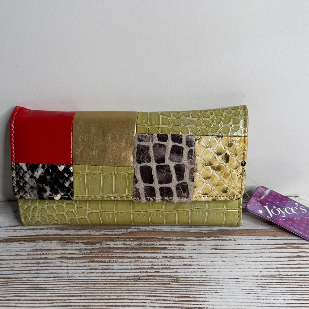Vibrant Patchwork Clutch